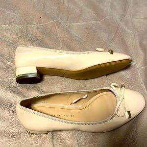 Zara nude ballet flat